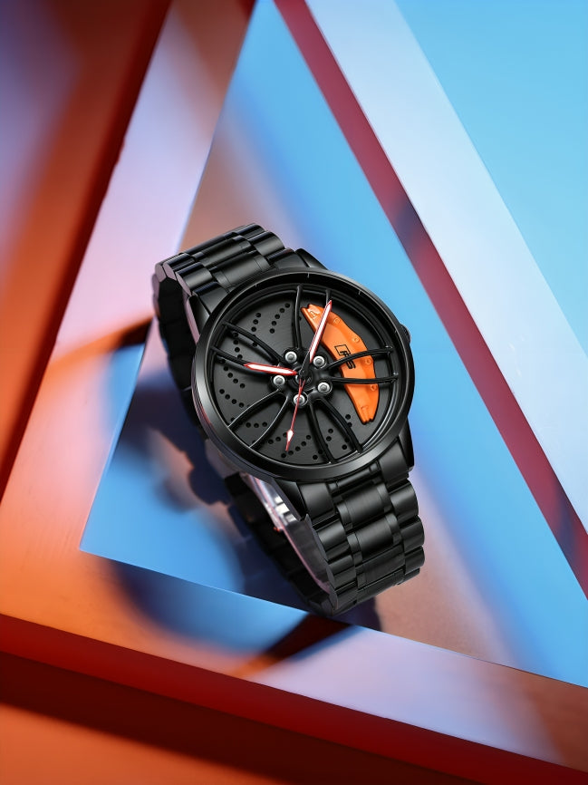 Audi RS6 Spinning rim watch - Orange