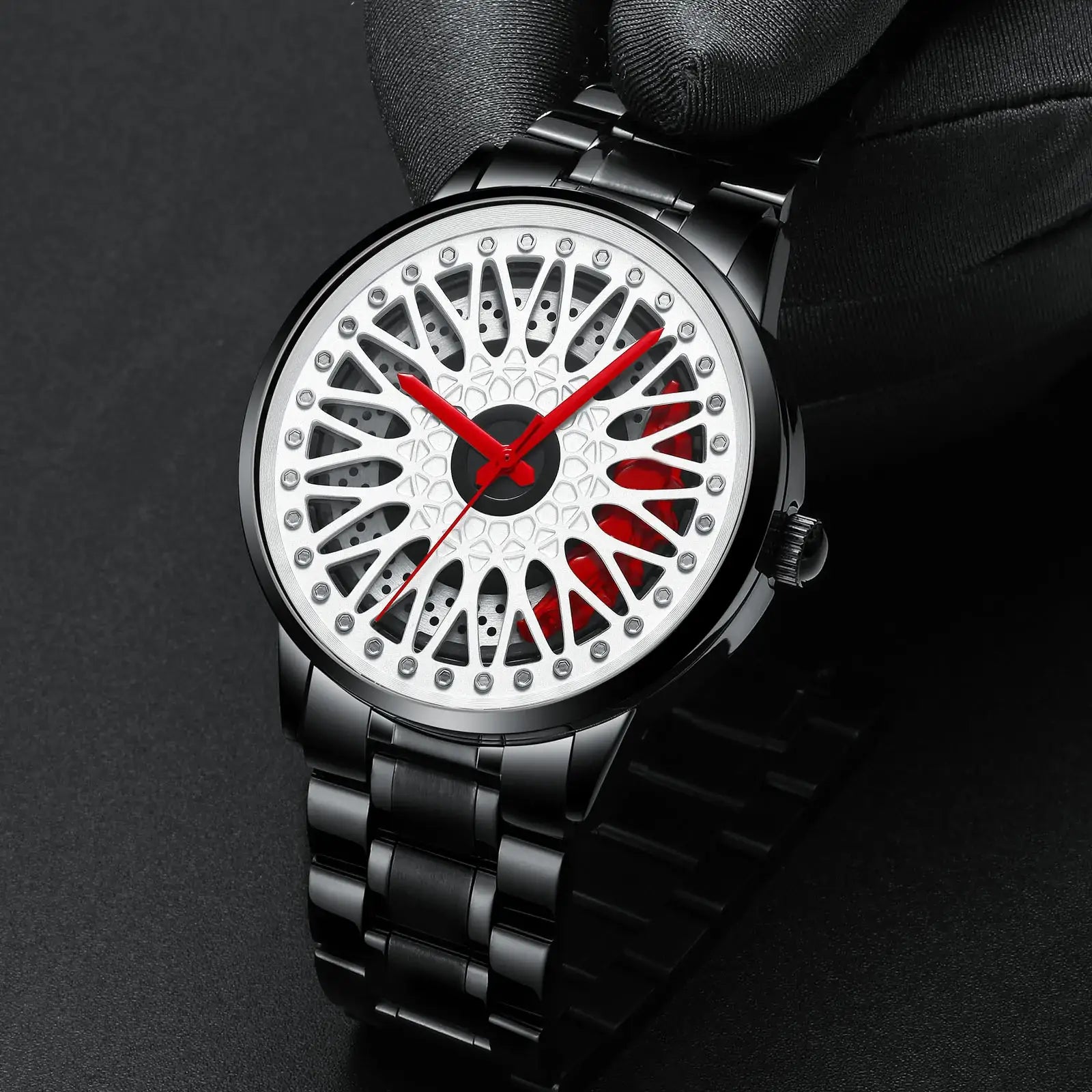 CADILLAC CTS NON SPINNING WATCH – DRIVECLOX WHEEL WATCHES