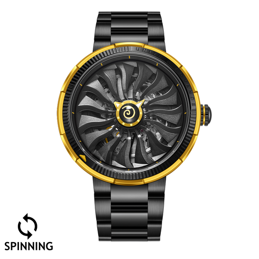 Boeing 747 Watch - Gold