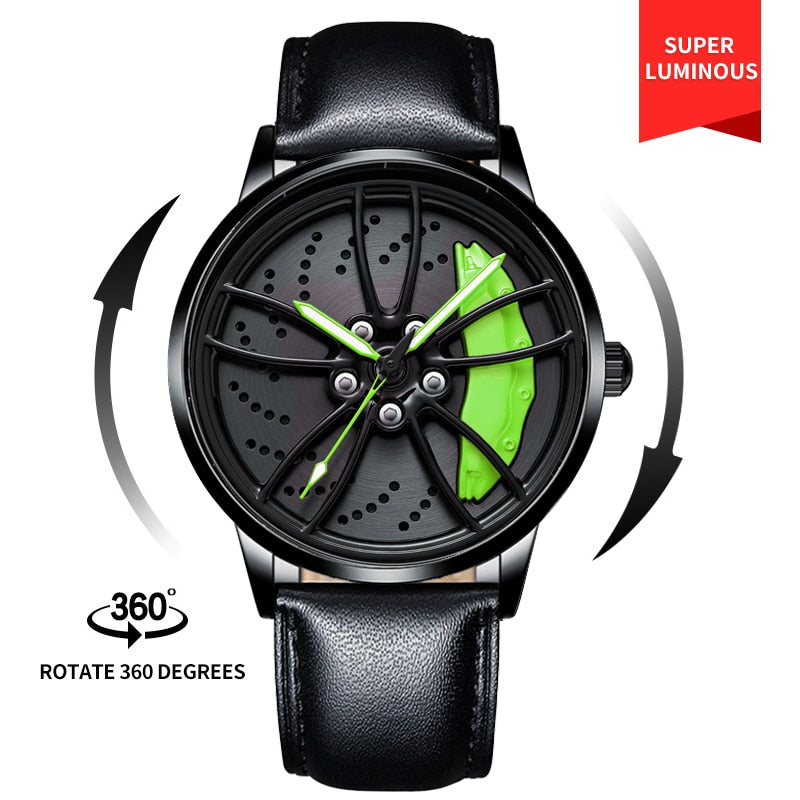 Avant RS6 Driveclox Spinning Wheel Watch